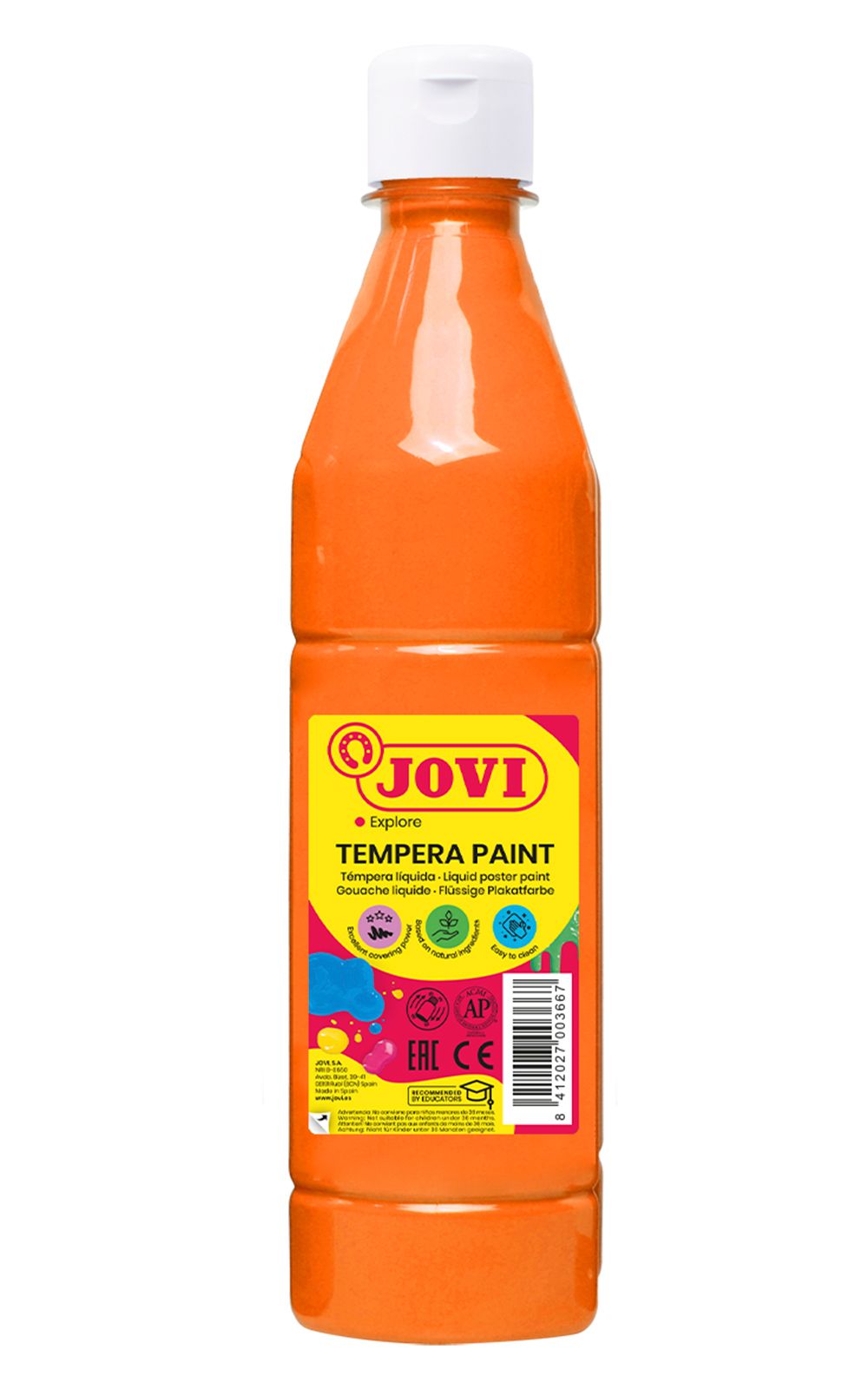 Temperová barva JOVI PREMIUM 500 ml - Oranžová