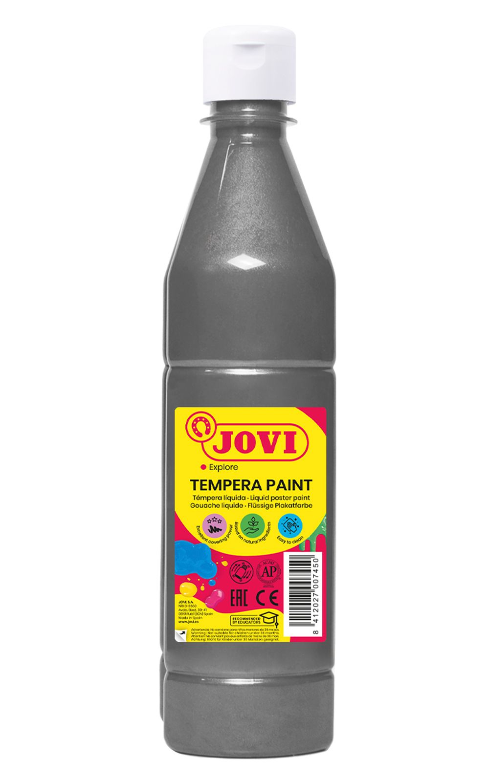 Temperová barva JOVI PREMIUM 500 ml - Stříbrná