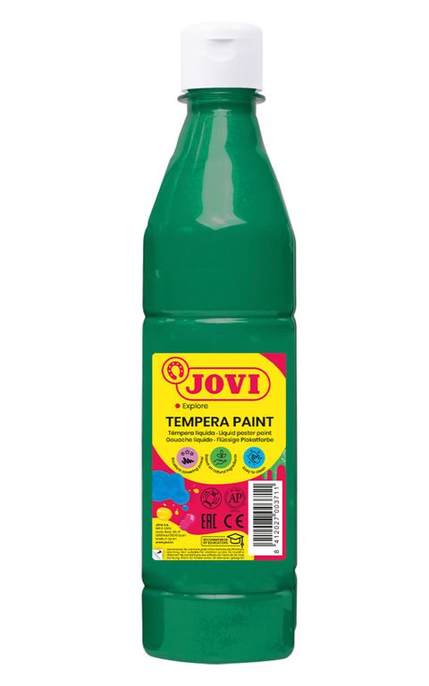 Obrázek produktu: Temperová barva JOVI PREMIUM 500 ml - Tmavě zelená