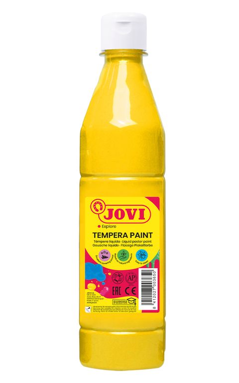 Obrázek produktu: Temperová barva JOVI PREMIUM 500 ml - Žlutá