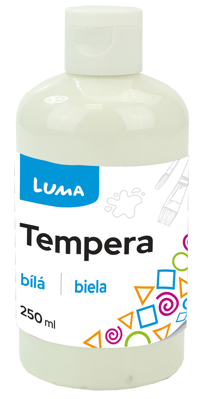 Barvy temperové LUMA 250ml bílá LUMA trading s.r.o.