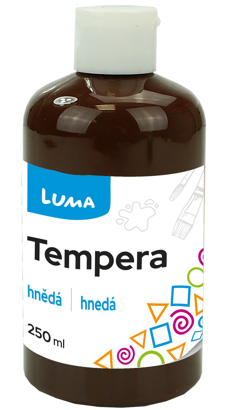 Barvy temperové LUMA 250ml hnědá LUMA trading s.r.o.