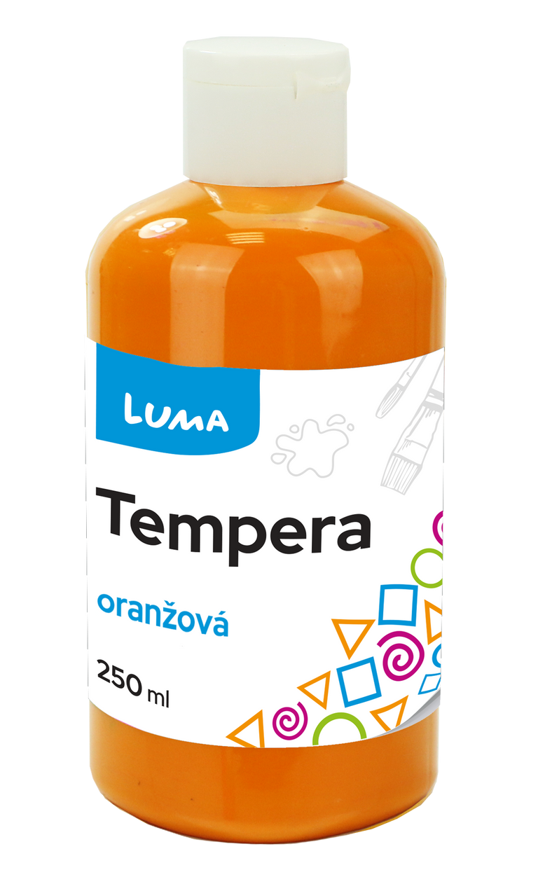 Barvy temperové LUMA 250ml oranžová LUMA trading s.r.o.