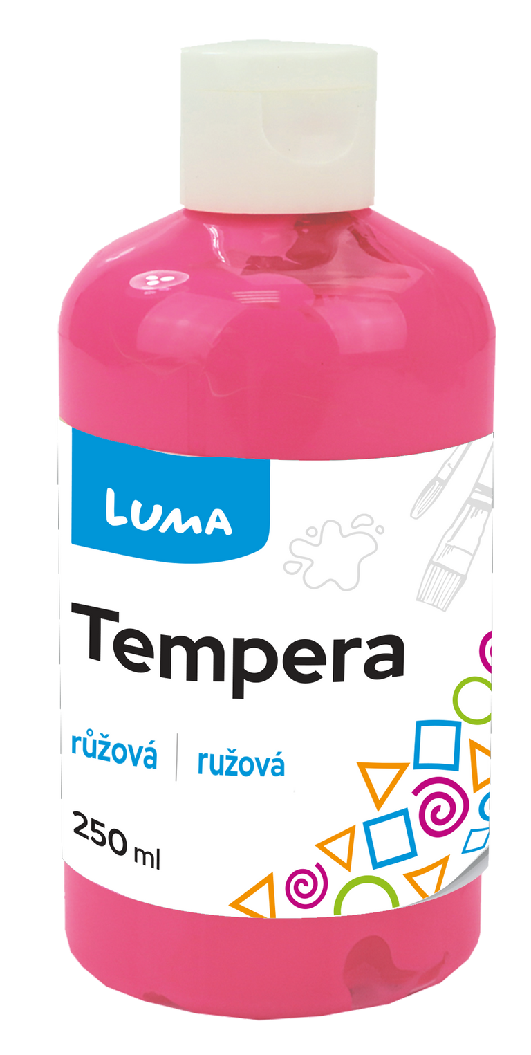 Barvy temperové LUMA 250ml růžová LUMA trading s.r.o.