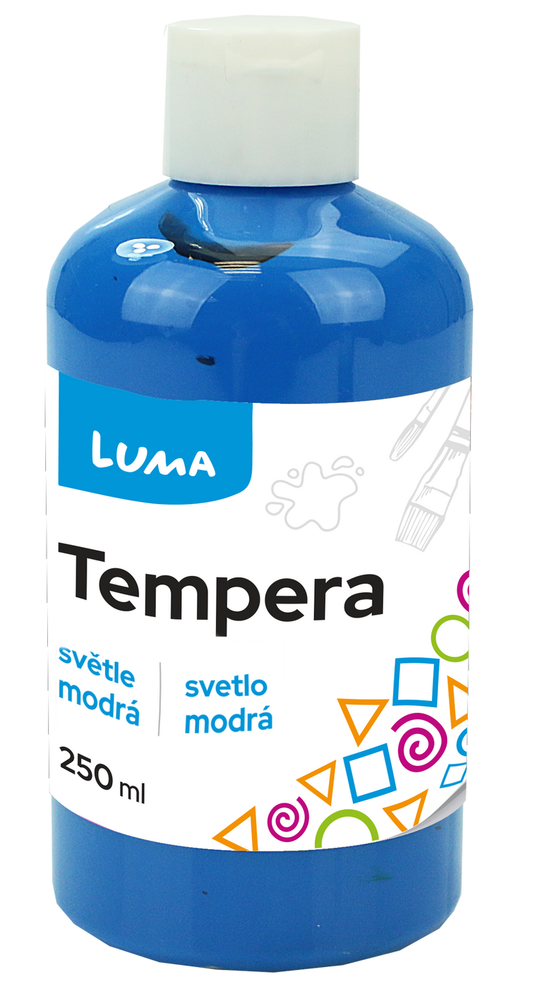 Barvy temperové LUMA 250ml modrá světle LUMA trading s.r.o.