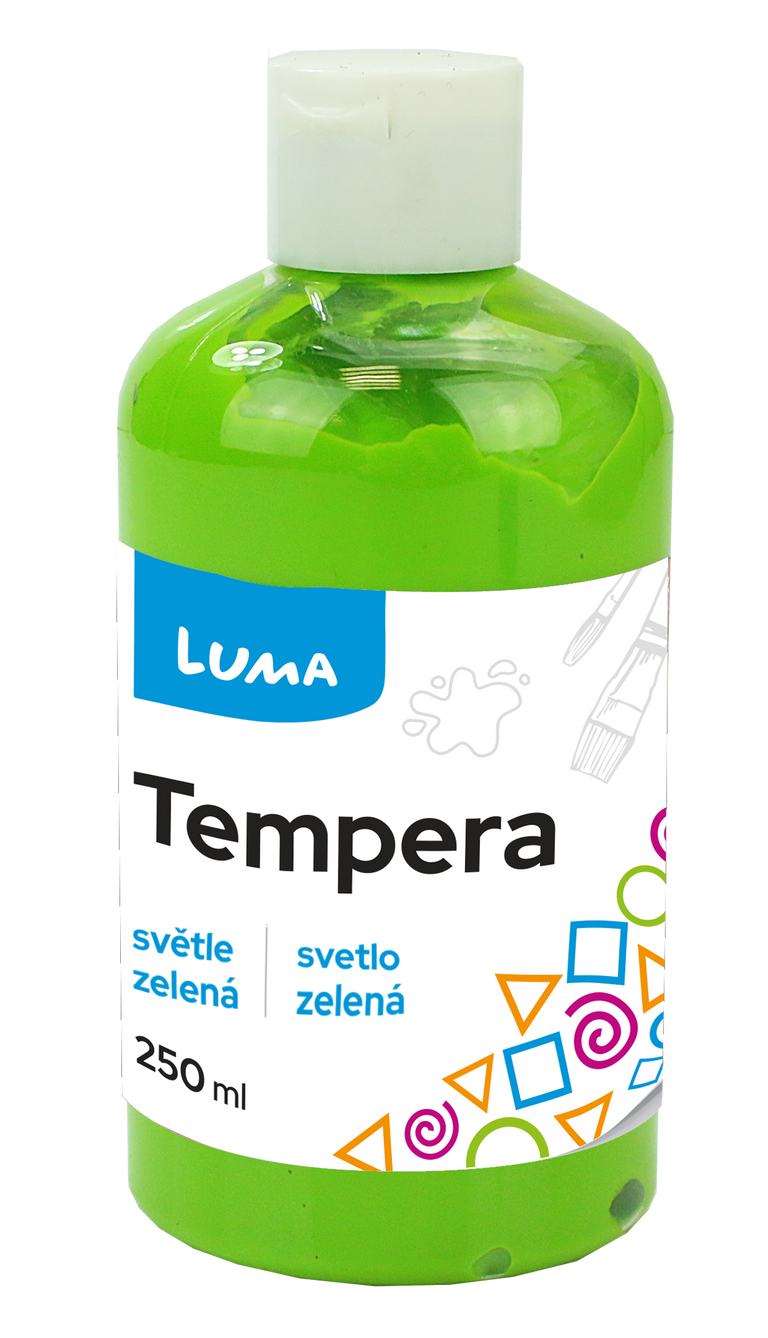 Barvy temperové LUMA 250ml zelená světle LUMA trading s.r.o.