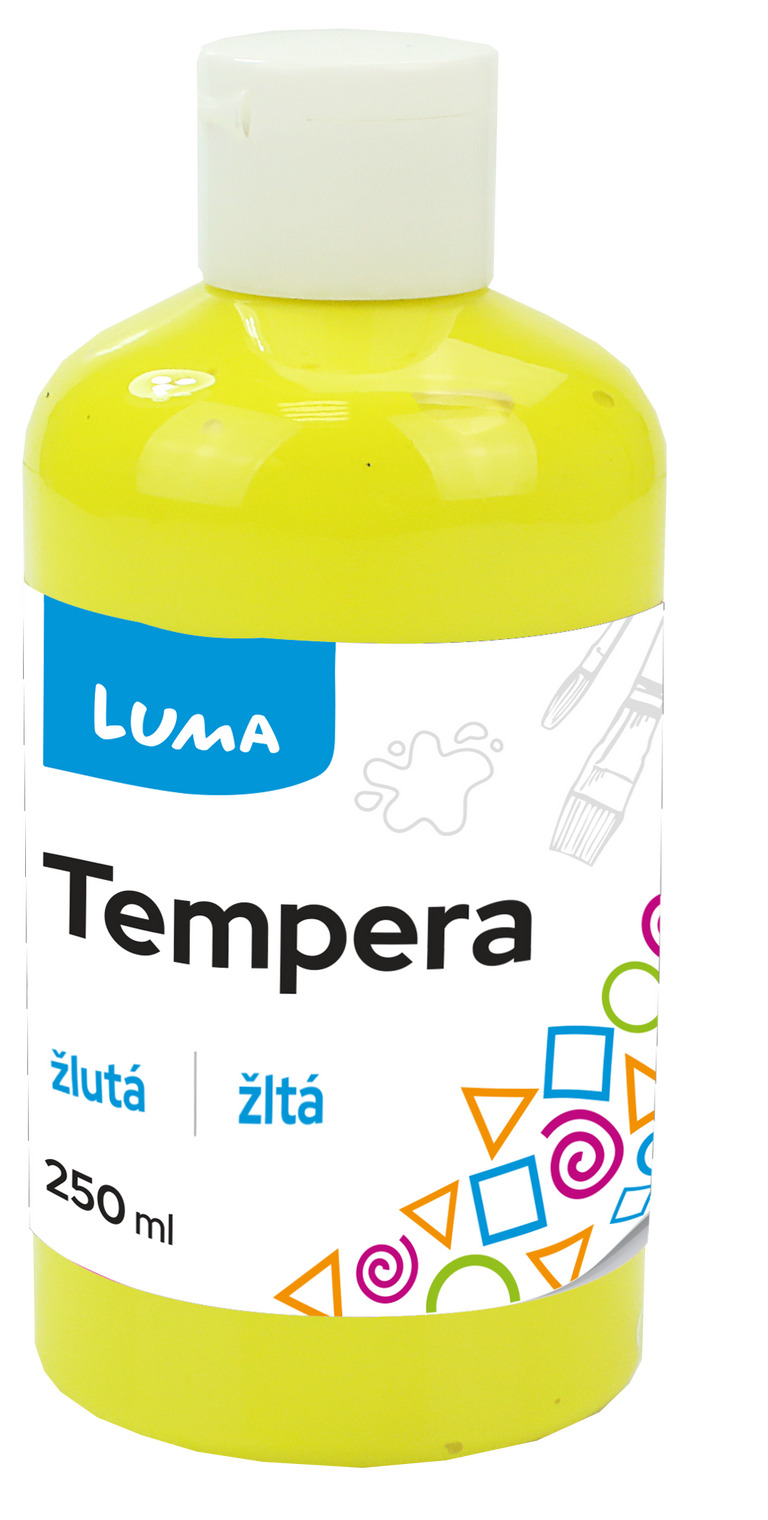 Barvy temperové LUMA 250ml žlutá LUMA trading s.r.o.