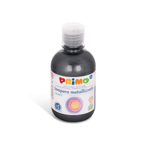 Obrázek produktu: Temperová barva Primo metalická - 300 ml - černá