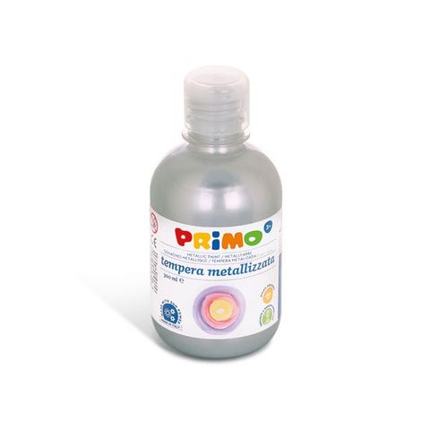 Obrázek produktu: Temperová barva Primo metalická - 300 ml - stříbrná