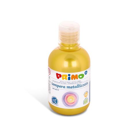 Obrázek produktu: Temperová barva Primo metalická - 300 ml - žlutá