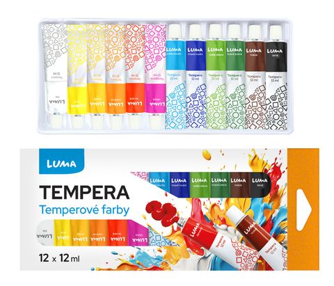 Obrázek produktu: Temperové barvy LUMA 12 barev