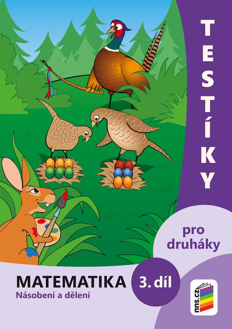 Testíky pro druháky – matematika, 3. díl (barevný pracovní sešit)