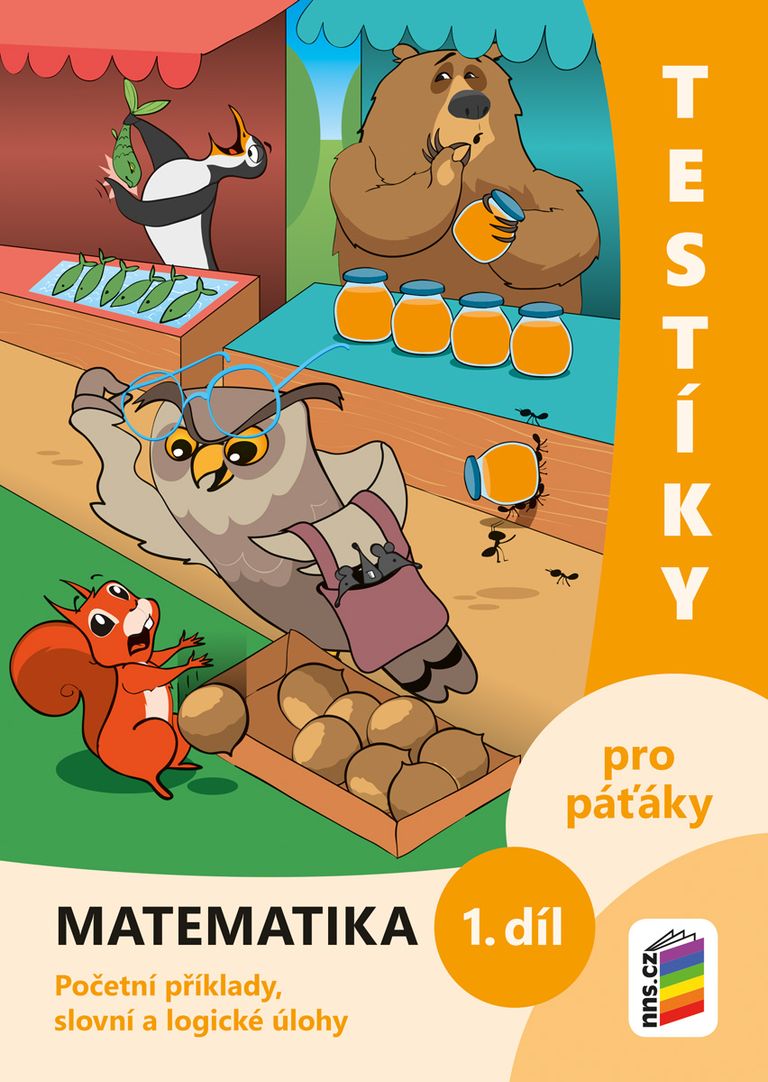 Levně Testíky pro páťáky – matematika, 1. díl (barevný pracovní sešit)