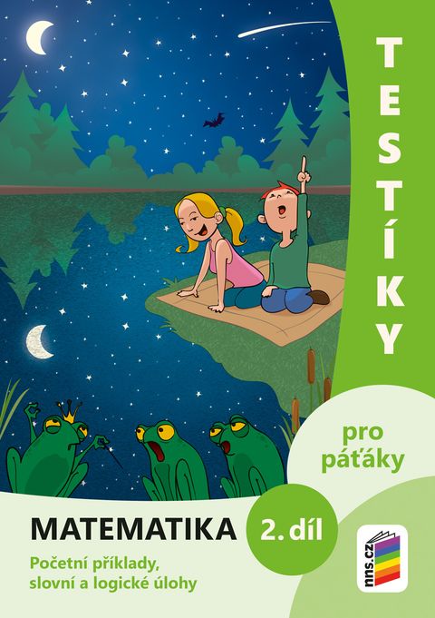Obrázek produktu: Testíky pro páťáky – matematika, 2. díl (barevný pracovní sešit)