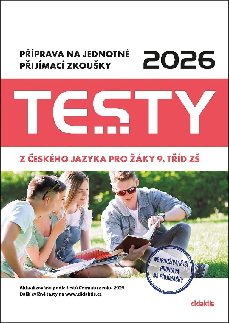 Levně Testy 2026 z Českého jazyka pro žáky 9. tříd ZŠ