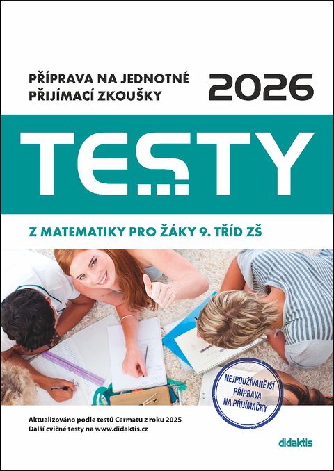 Obrázek produktu: Testy 2026 z Matematiky pro žáky 9. tříd ZŠ