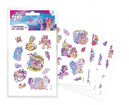 Tetování My Little Pony 10,5 x 15 cm, 4 listy