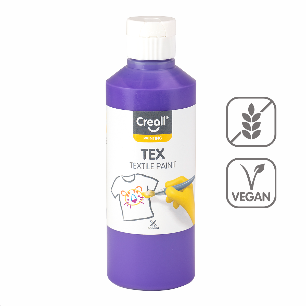 Textilní barva Creall TEX, 250 ml, fialová