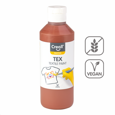 Obrázek produktu: Textilní barva Creall TEX, 250 ml, hnědá