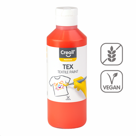 Obrázek produktu: Textilní barva Creall TEX, 250 ml, oranžová
