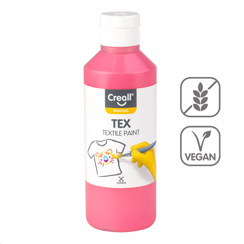 Obrázek produktu: Textilní barva Creall TEX, 250 ml, světle růžová