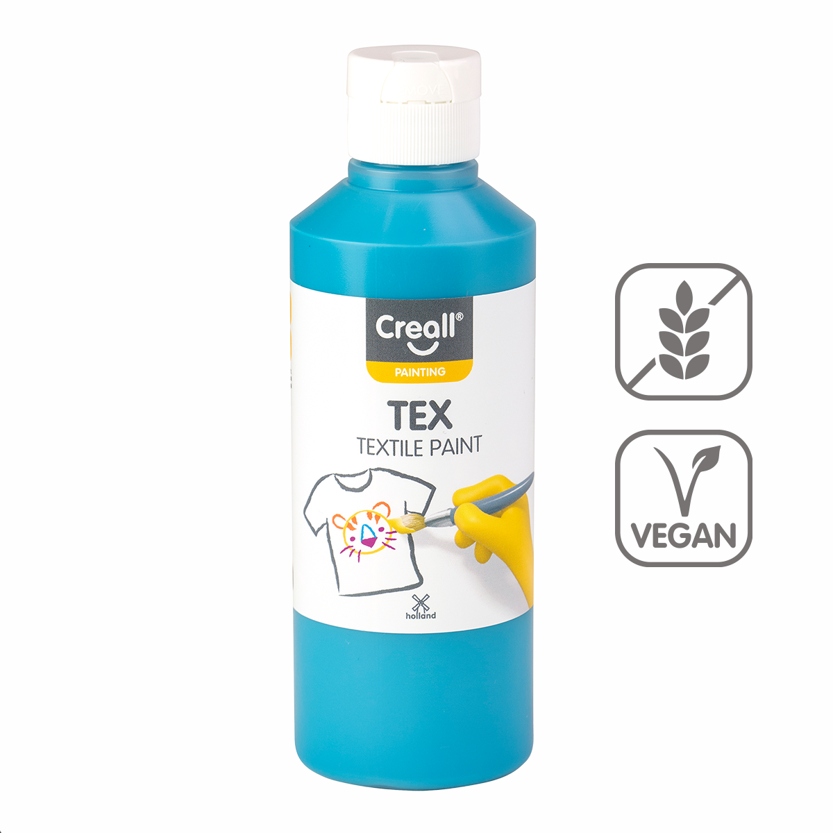 Textilní barva Creall TEX, 250 ml, tyrkysová
