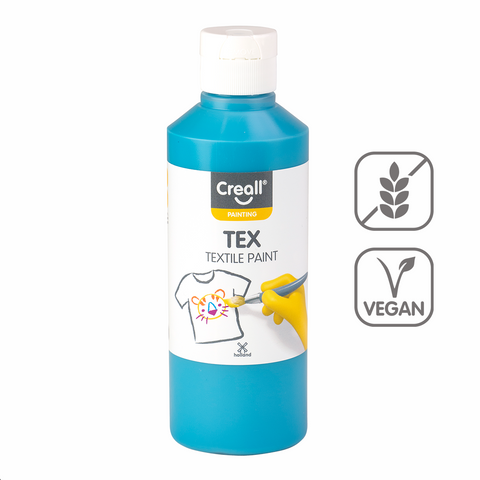 Obrázek produktu: Textilní barva Creall TEX, 250 ml, tyrkysová