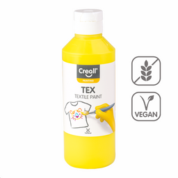 Obrázek produktu: Textilní barva Creall TEX, 250 ml, žlutá