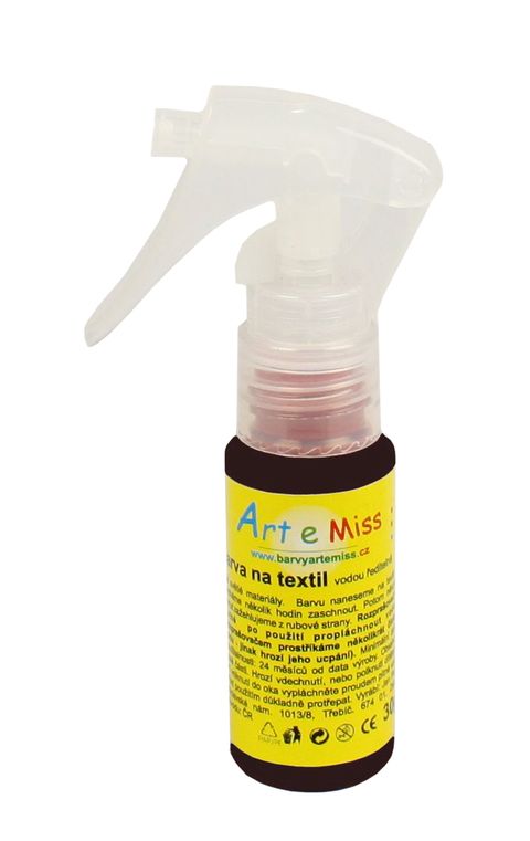 Obrázek produktu: Textilní barva ve spreji - 30 g - barva černá