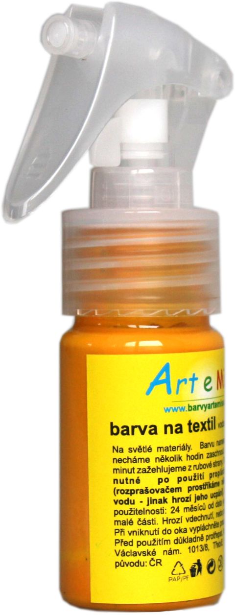 Obrázek produktu: Textilní barva ve spreji - 30 g - barva pomerančově oranžová
