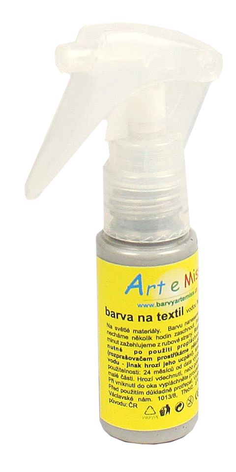 Obrázek produktu: Textilní barva ve spreji - 30 g - barva stříbrná