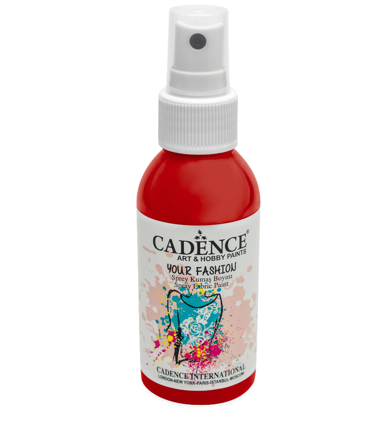 Cadence Barva na textil Cadence Your Fashion, 100 ml - VYBERTE ODSTÍN - Barva na textil ve spreji Cadence Your Fashion, 100 ml - fuchsia, fuchsiová