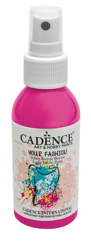 Obrázek produktu: Textilní barva ve spreji Cadence, 100 ml - růžová