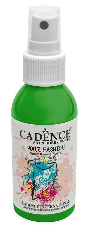 Obrázek produktu: Textilní barva ve spreji Cadence, 100 ml - světle zelená