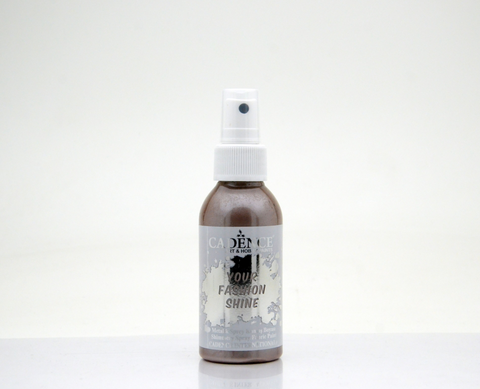 Obrázek produktu: Textilní barva ve spreji Cadence - hnědá - na černý textil, 100 ml