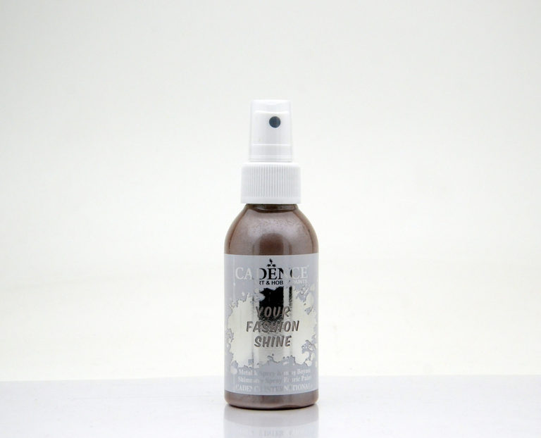 Perleťový sprej na tmavý textil 100ml - hnědá Aladine