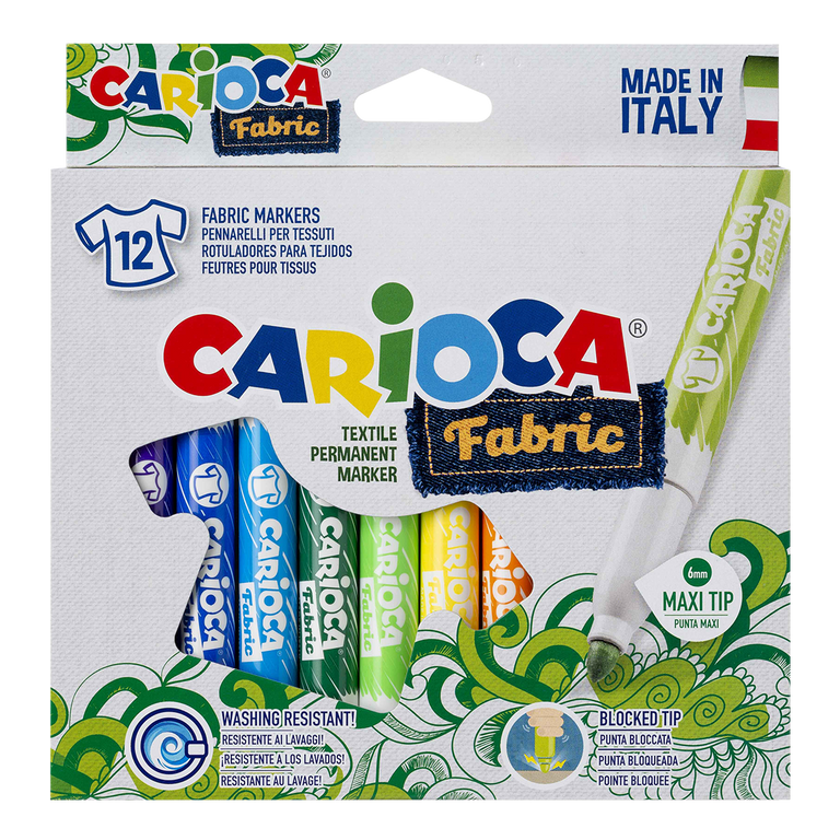 Carioca Fabric fixy na textil 12ks Carioca