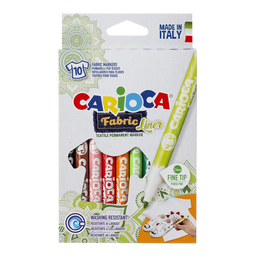 Obrázek produktu: Textilní fixy Carioca tenký hrot - 10 ks