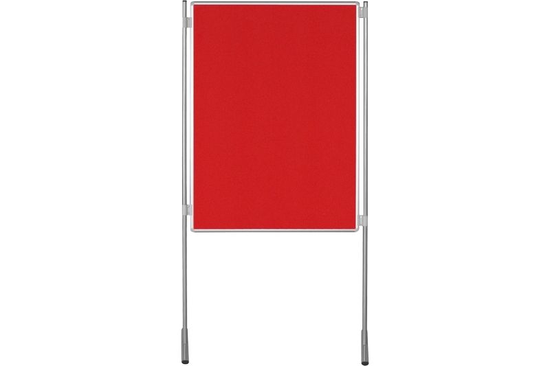 Textilní paraván ekoTAB 120 × 90 cm, červený