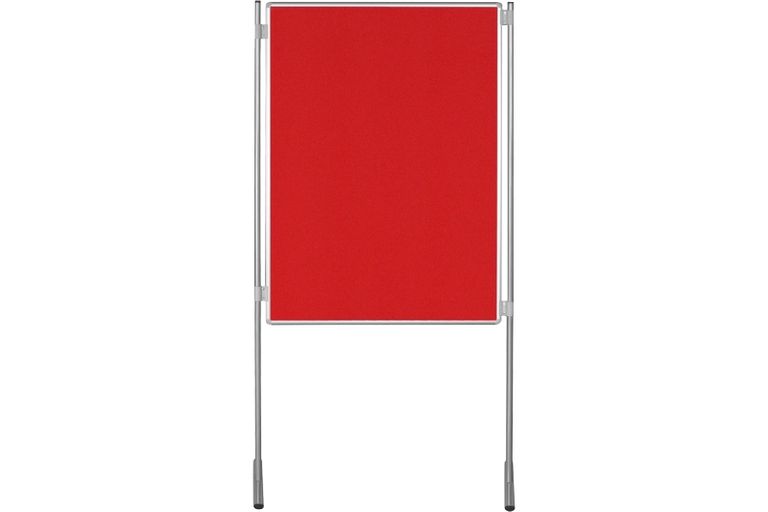 Textilní paraván ekoTAB 120 × 90 cm, červený