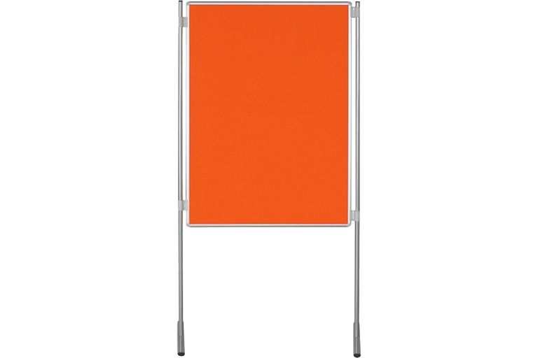 Textilní paraván ekoTAB 120 × 90 cm, oranžový