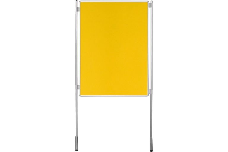 Textilní paraván ekoTAB 120 × 90 cm, žlutý