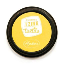 Obrázek produktu: Textilní razítkovací polštářek Aladine IZINK - žlutý
