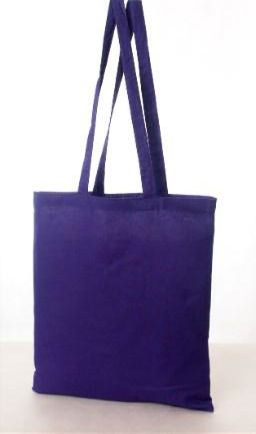 Textilní taška k domalování - tmavě fialová