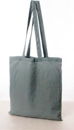 Textilní taška k domalování - tmavě šedá