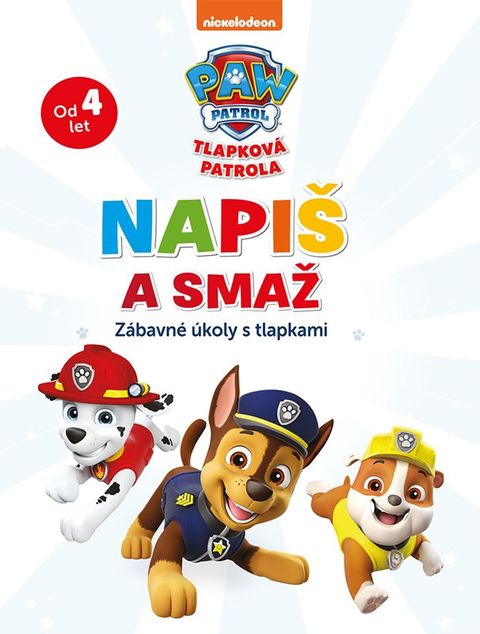 Obrázek produktu: Tlapková patrola - Napiš a smaž