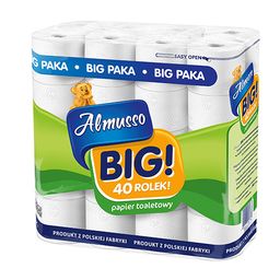 Obrázek produktu: Toaletní papír Almusso BIG! 3 vrstvý - 40 rolí