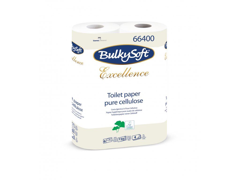 Toaletní papír BulkySoft Excellent - 4 vrstvý, 6 rolí