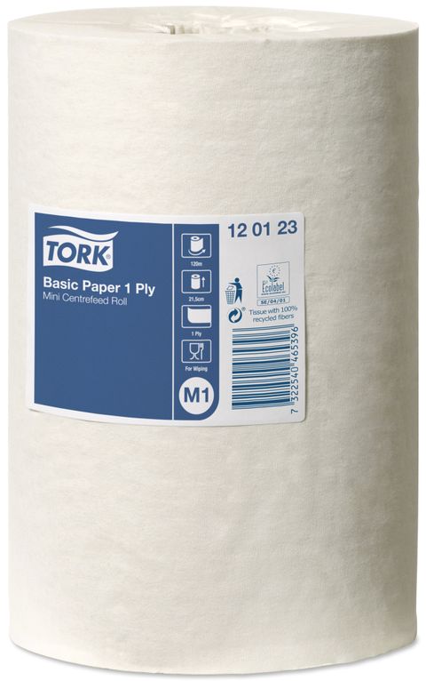 Obrázek produktu: TORK 120123 papírová utěrka 1 vrstvá - se středovým odvíjením mini (11 rolí )