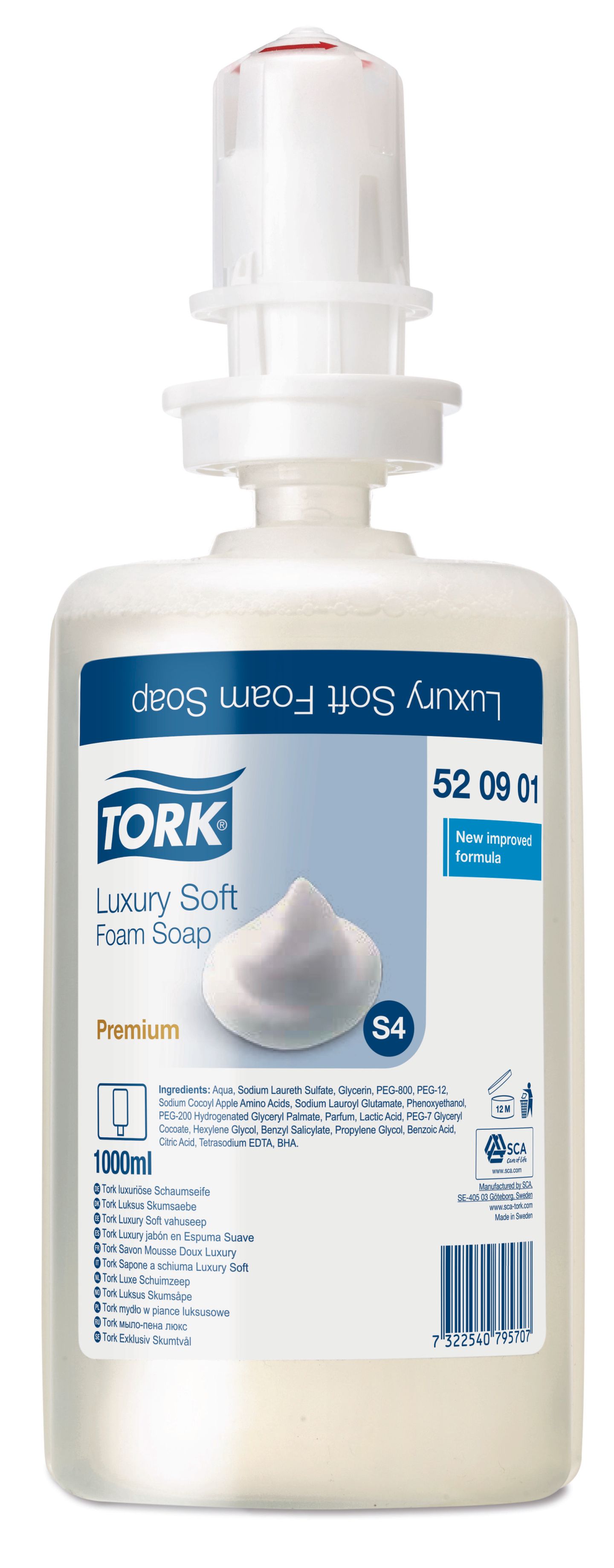 Tork 524901- jemné luxusní pěnové mýdlo